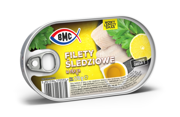 Filety śledziowe w oleju aromatyzowanym EO 170g