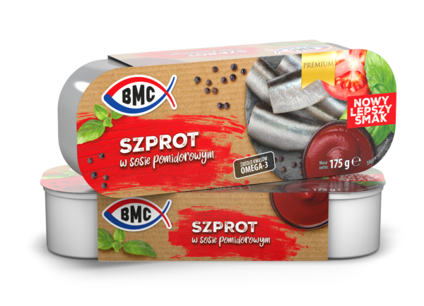 Szprot w sosie pomidorowym EO 175g