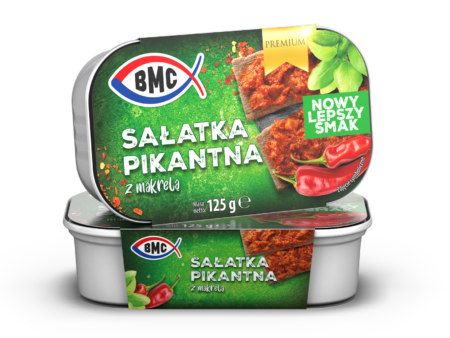 Sałatka pikantna z makrelą EO 125g