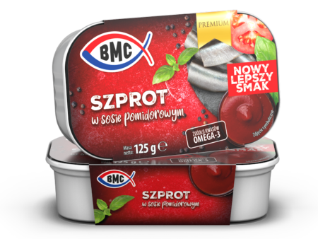 Szprot w sosie pomidorowym EO 125g