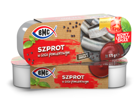 Szprot w sosie pomidorowym EO 175g