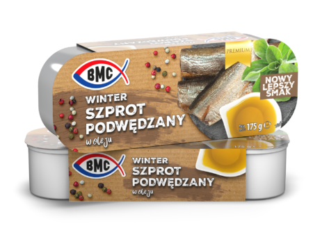 Podwędzane szproty w oleju "Winter" EO 175g