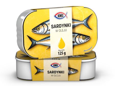 Sardynki w oleju roślinnym 125g