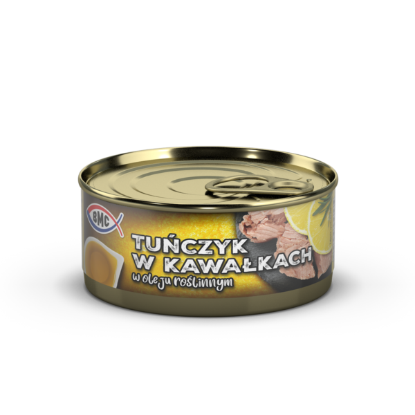 Tuńczyk kawałki w oleju roślinnym